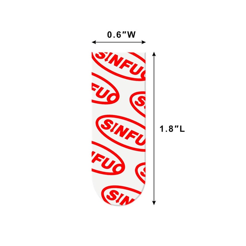 Sinfuo 48 Small Hanging Strips Refill, No Damage Adhesive Strips for Wall Hooks, Removable Picture Hanging Strips，Wall Sticky Double Sided Tape Heavy Duty Variety Pack - Image 2